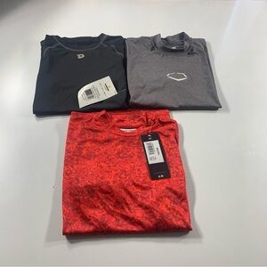 Mizuno Drylite w/ Demarini Gameday w/ Evoshield Shirt Baseball Shirt Youth Small